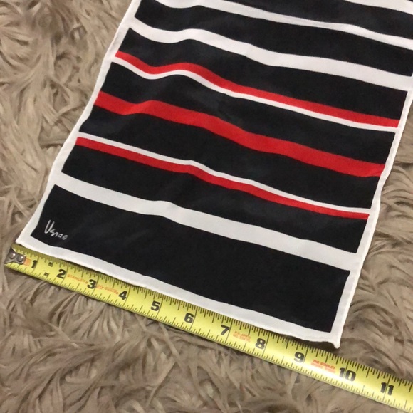 Vintage Vera Neumann Rectangular Scarf-46x10-Red/Black/White-EUC - Picture 5 of 11